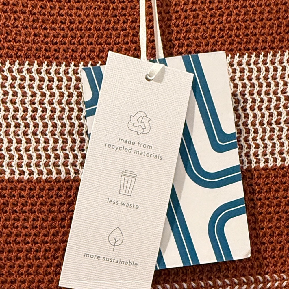 Market & Spruce Terracotta Knit Top - Picture 3 of 3